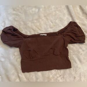 S L.A. Hearts Crop Top